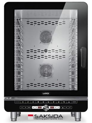 Parni konvektomat kapacitete 10xGN 1/1 s touch displejem Icon Lainox Saksida