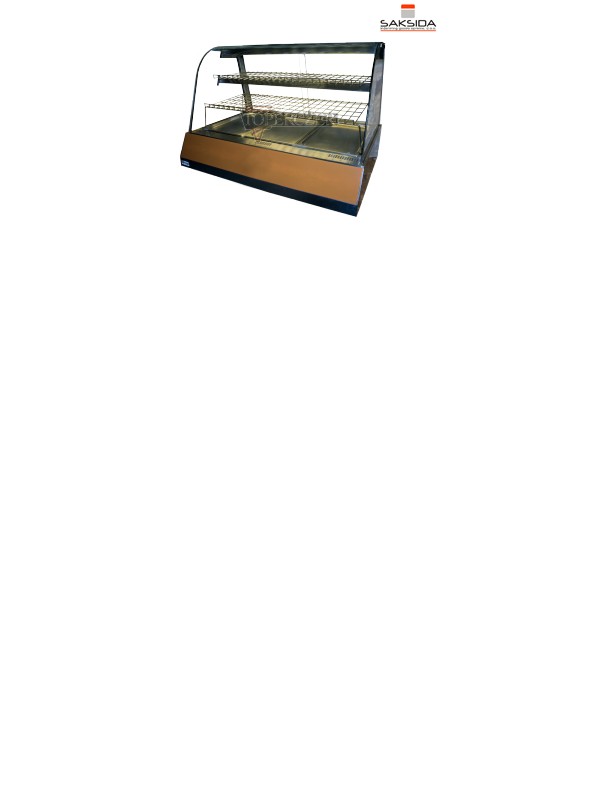 Namizna ogrevana vitrina za 3xGN 1/1 Top Toperczer Saksida