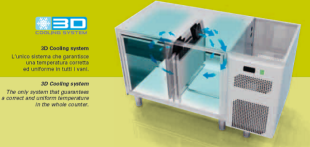 Sistem 3D hlajenja saladete Afinox Saksida