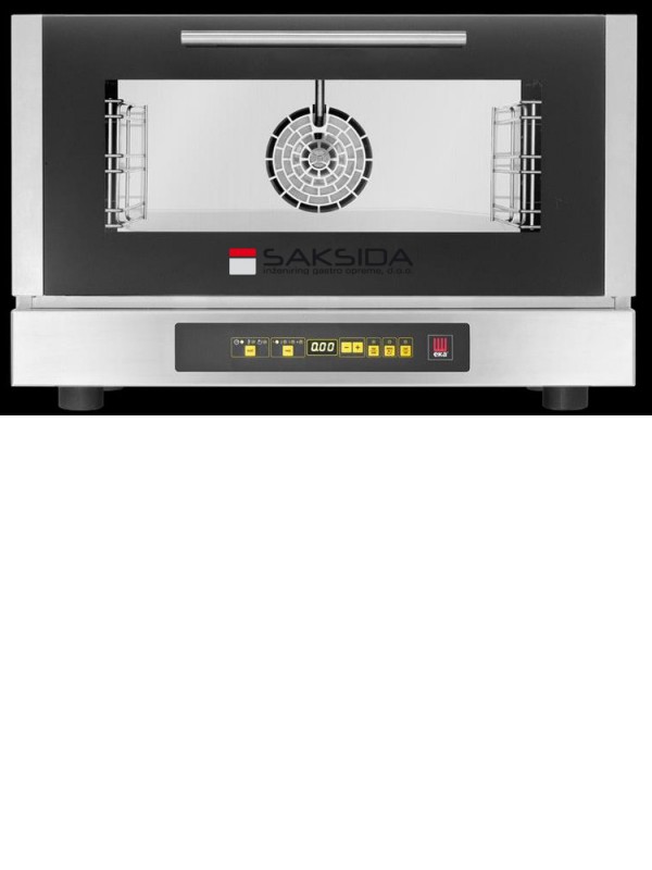Parno-konvekcijska peč kapacitete 3 pekači GN 1/1 Tecnoeka Saksida