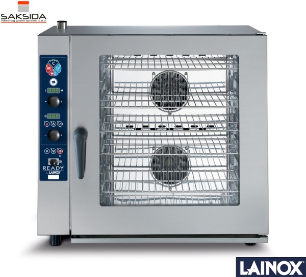 Parnokonvekcijske peči električne in plinske izvedbe s 7 pekači Ready Lainox Saksida